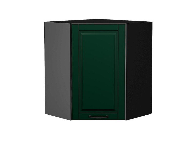 716*600*600 Шкаф верхний угловой Дублин Special Green
