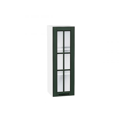 920*300* Шкаф верхний с 1-ой остекленной дверцей Дублин Special Green