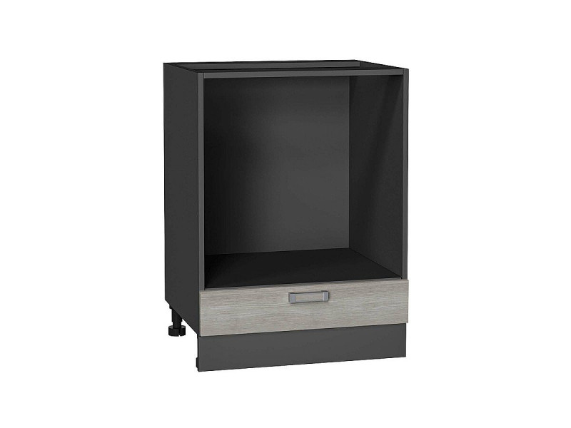 Кухня 816*600*Шкаф нижний под духовку Лофт Cappuccino Veralinga/Graphite
