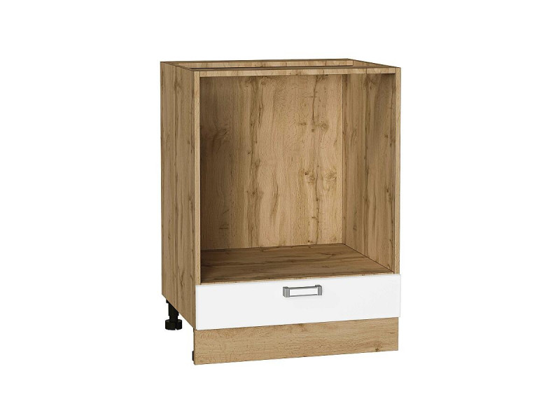Кухня 816*600*Шкаф нижний под духовку Лофт White Silk/Дуб Вотан