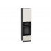 2336*600* Шкаф пенал с 1-ой дверцей и ящиком под технику Флэт Cashmere In 2S Graphite
