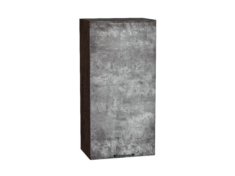 920*500* Шкаф верхний с 1-ой дверцей Флэт Temple Stone 2S Graphite