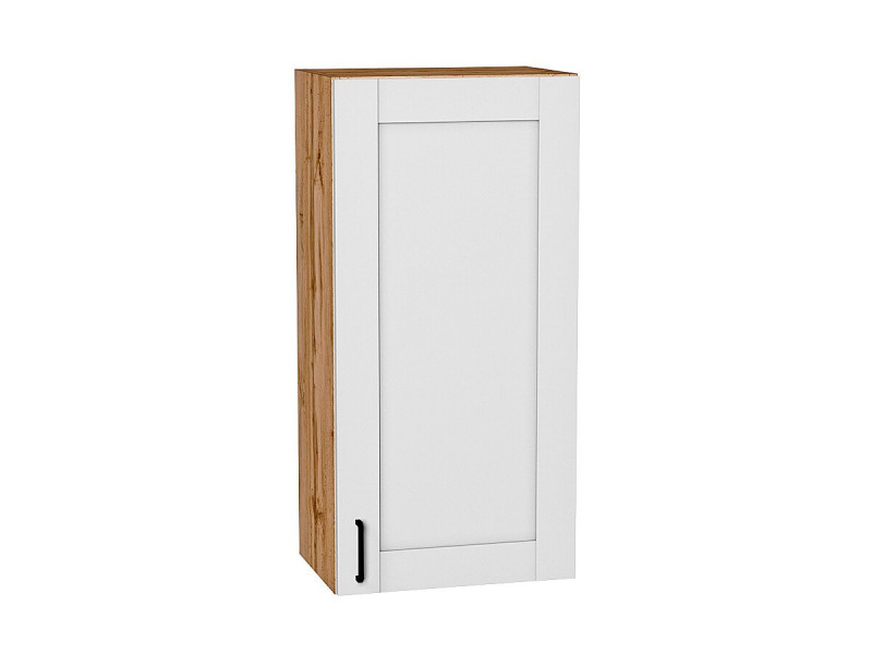 Кухня 920*450*Шкаф верхний с 1-ой дверцей Лофт Super White/Дуб Вотан