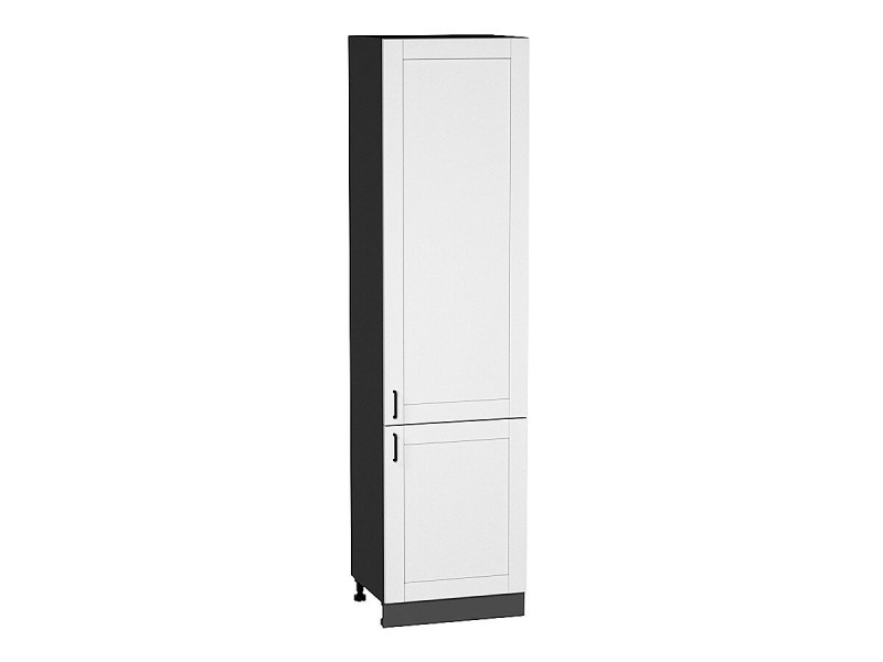 Кухня 2336*600*Шкаф пенал с 2-мя дверцами Лофт Super White/Graphite