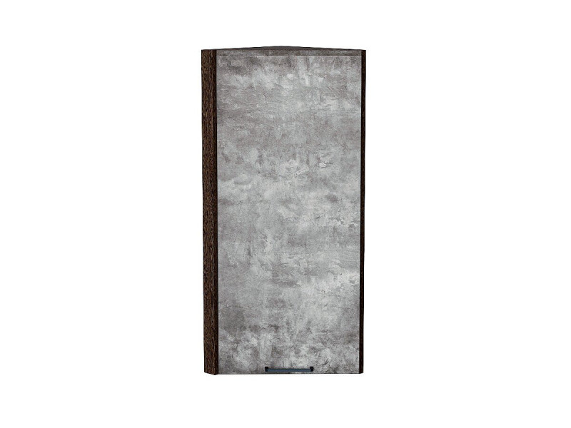 920*300*306 Шкаф верхний торцевой Флэт Temple Stone 2S Graphite