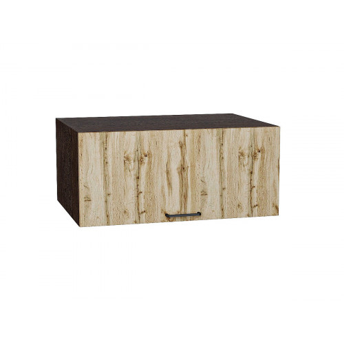 358*800* Шкаф верхний горизонтальный глубокий Флэт Wotan Oak 2S Graphite
