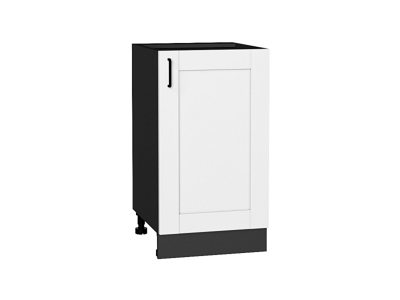 Кухня 816*450*Шкаф нижний с 1-ой дверцей Лофт Super White/Graphite