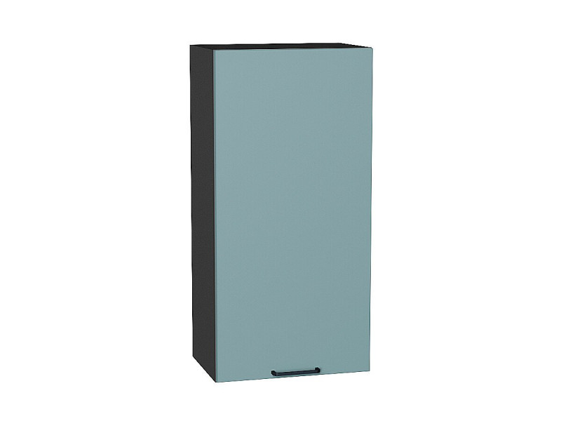 920*450* Шкаф верхний с 1-ой дверцей Флэт Grey-green In 2S Graphite
