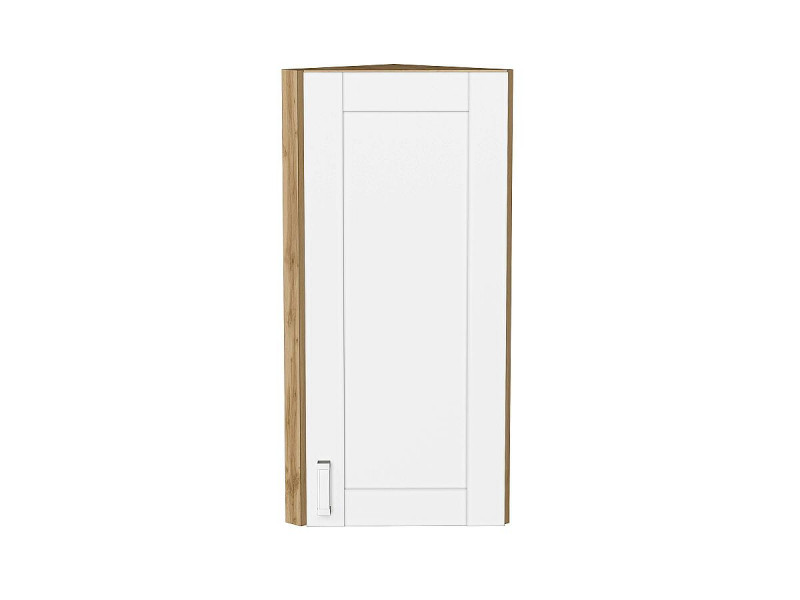Кухня 920*300*306Шкаф верхний торцевой Лофт White Silk/Дуб Вотан