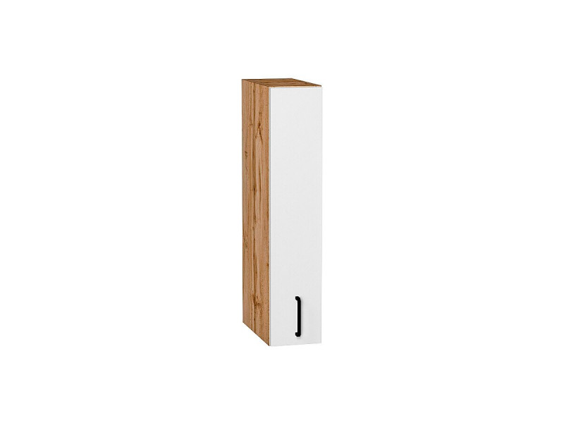 Кухня 716*150*Шкаф верхний бутылочница Лофт Super White/Дуб Вотан
