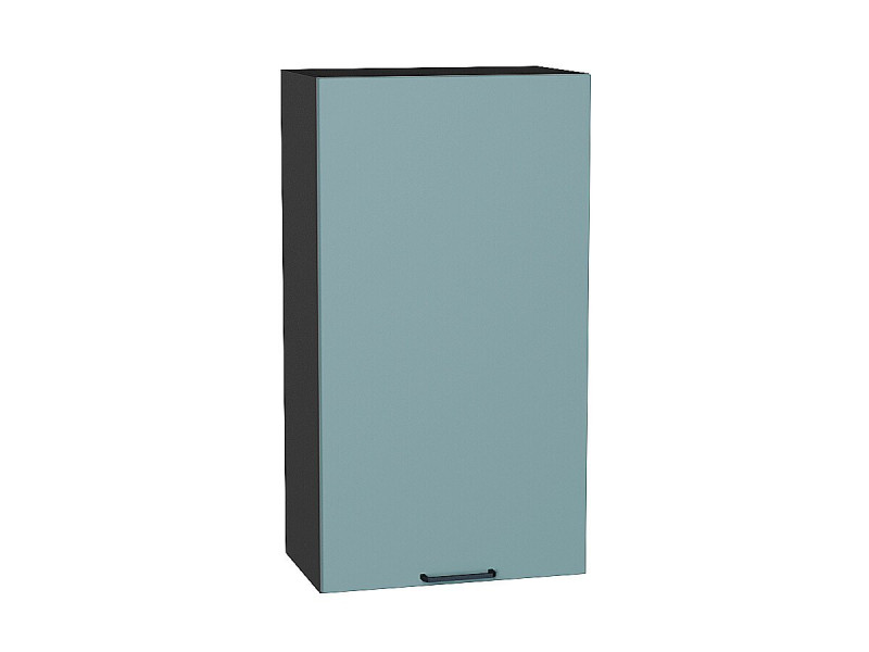 920*500* Шкаф верхний с 1-ой дверцей Флэт Grey-green In 2S Graphite