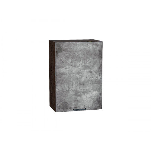 716*500* Шкаф верхний с 1-ой дверцей Флэт Temple Stone 2S Graphite