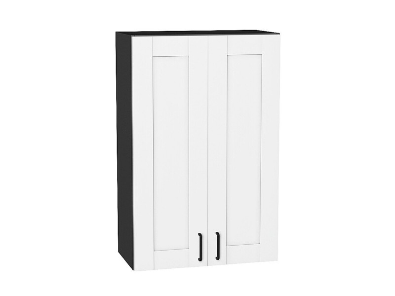 Кухня 920*600*Шкаф верхний с 2-мя дверцами Лофт Super White/Graphite