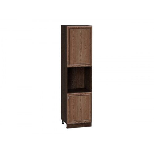 2336*600* Шкаф пенал с 2-мя дверцами под технику Шале Brown Dreamline Graphite