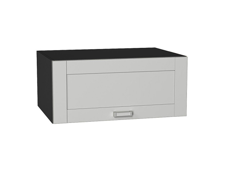 Кухня 358*800*Шкаф верхний горизонтальный глубокий Лофт Grey Silk/Graphite